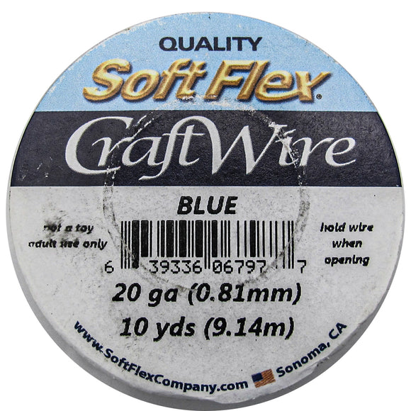 Wire 20 gauge blue 9.14mt