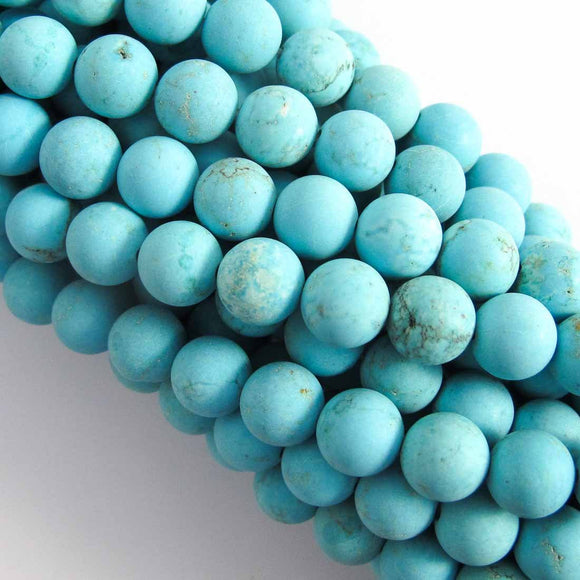 Semi prec 8mm rnd hlite matt aqua 53+p