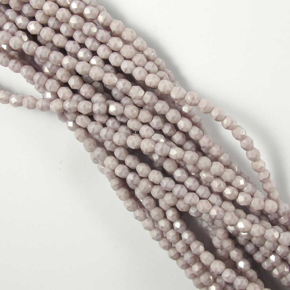 cz 4mm rnd faceted opaque lilac 50p