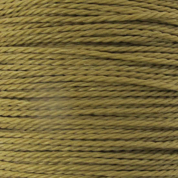 Cord 1mm twisted latte 30mtrs