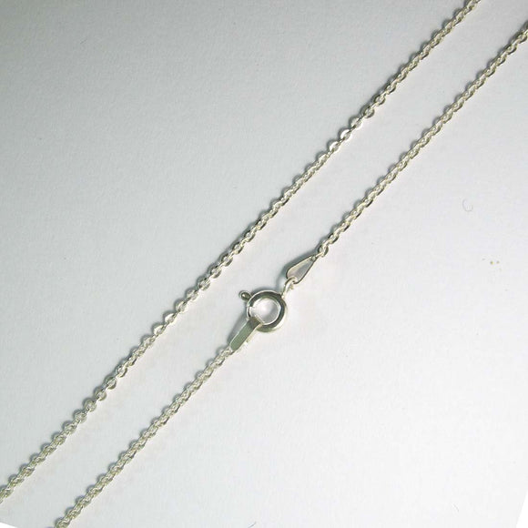 Sterli8ng sil 50cm chain necklace 1pc