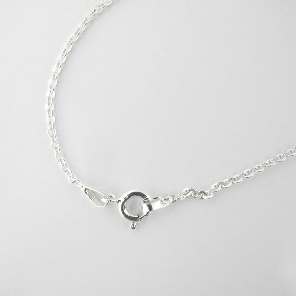 Sterling sil 60cm chain necklace 1pc