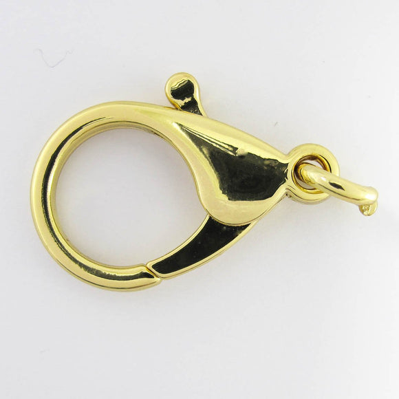Metal 30mm parrot clasp NF gold 2pcs