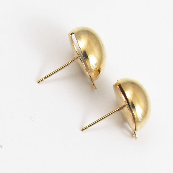 Metal 13mm E/R STUD NF GOLD 20pcs