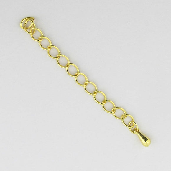 Metal 60mm extension chain NF GOLD 8pcs