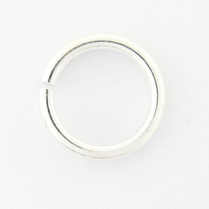 Sterling sil 6x1.2mm jumpring silver 20p