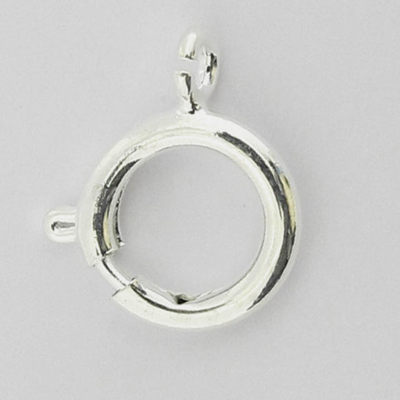 metal 12mm boltring NF silv 10pcs