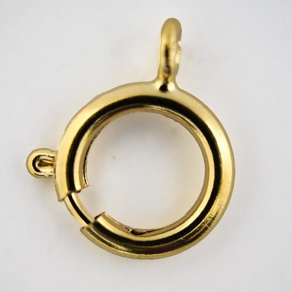 metal 12mm boltring NF gold 10pcs