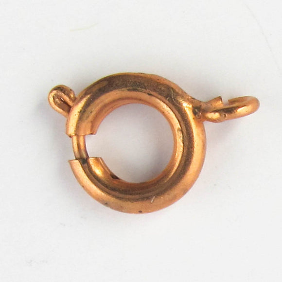 Metal 7mm bolt ring copper 20pcs