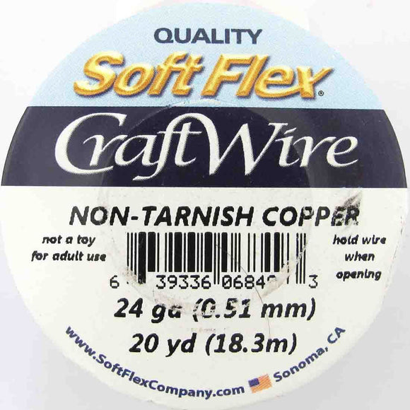 WIRE 24 Gauge NON tarnish copper 18.50