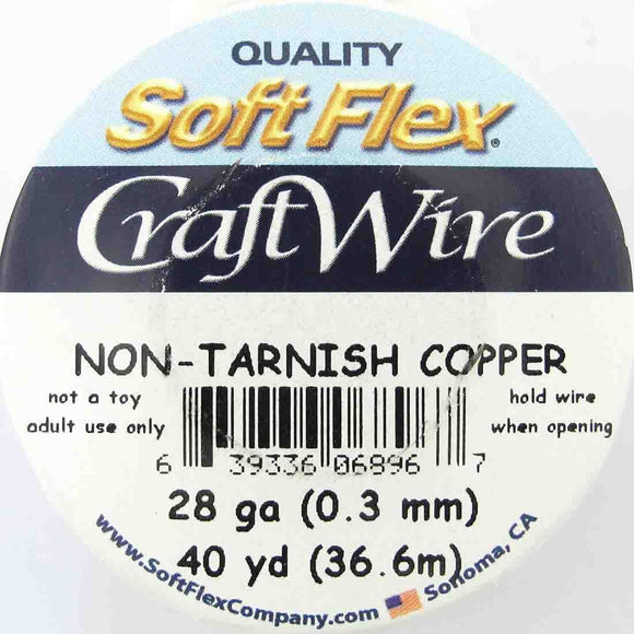 WIRE 28 Gauge NON tarnish copper 36.4
