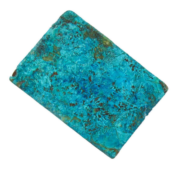 Semi prec 40x30mm dyed turq jasp 1pc