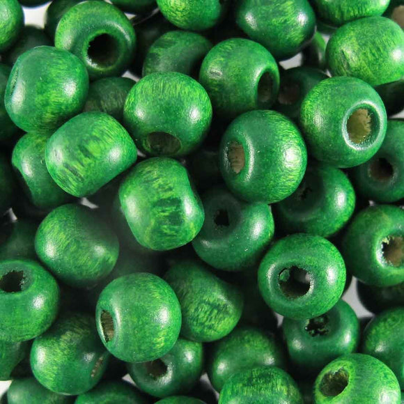 Wood 6mm rnd grass 20+g/300p