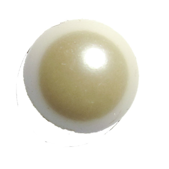 plas 15mm rnd cabochon cream 10pcs