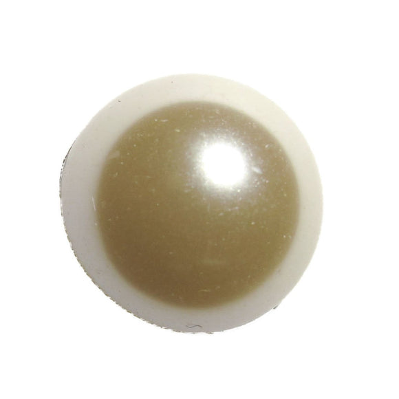 plas 18mm rnd cabochon cream 10pcs