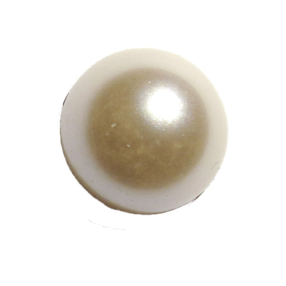 plas 10mm rnd cabochon cream 14pcs