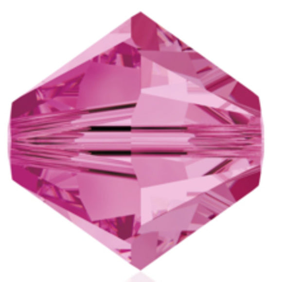 Austrian Crystals 3mm 5328 rose 30pcs