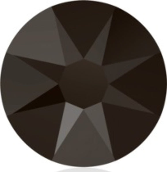 Austrian Crystals SS30 2088 JET FOILED 10pcs