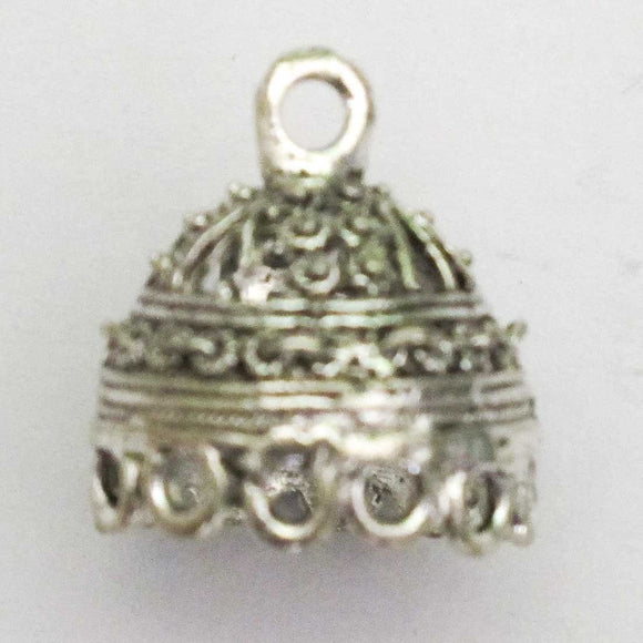 Metal 20x18mm bead cap ANT NKL 2pcs