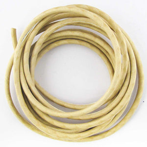 Cord 3.5mm rnd rubber camel 2metres