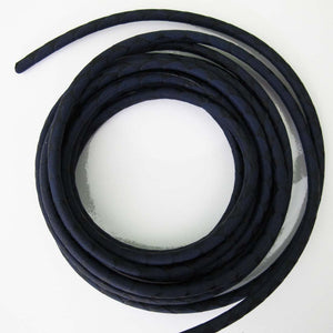 Cord 3.5mm rnd rubber navy 2metres