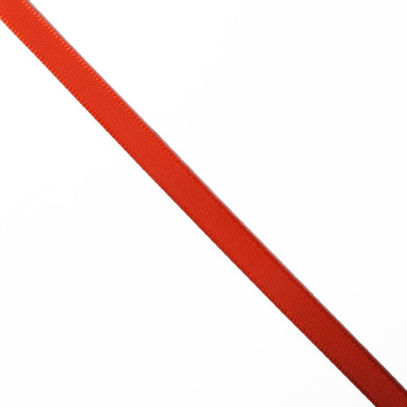 Ribbon 8mm wide satin red 91metres