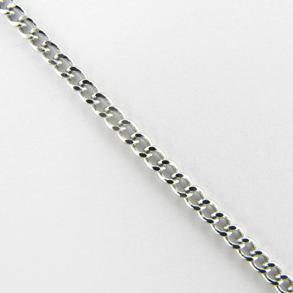 Metal chain 2.9x1.9mm NF curb NKL 2mts