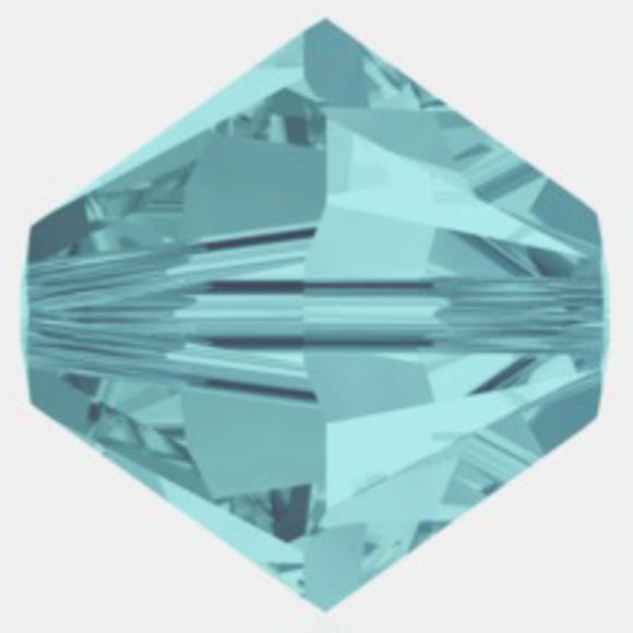 Austrian Crystals 4mm 5000 light turquoise 10pcs