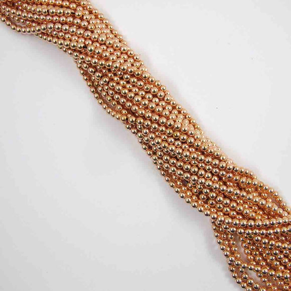 Semi prec 4mm rnd electrop copper 95+p