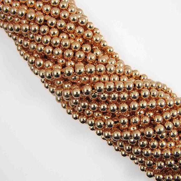 Semi prec 8mm rnd electrop copper 45+p