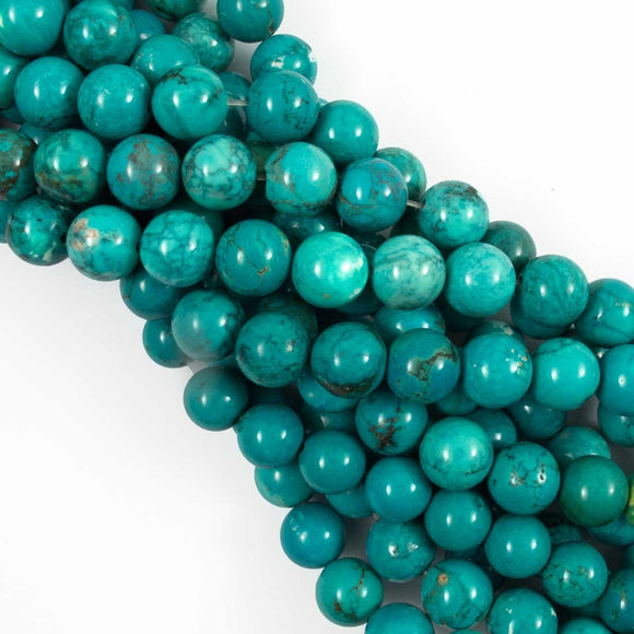 Semi prec 12mm rnd NEW TURQ 29pcs