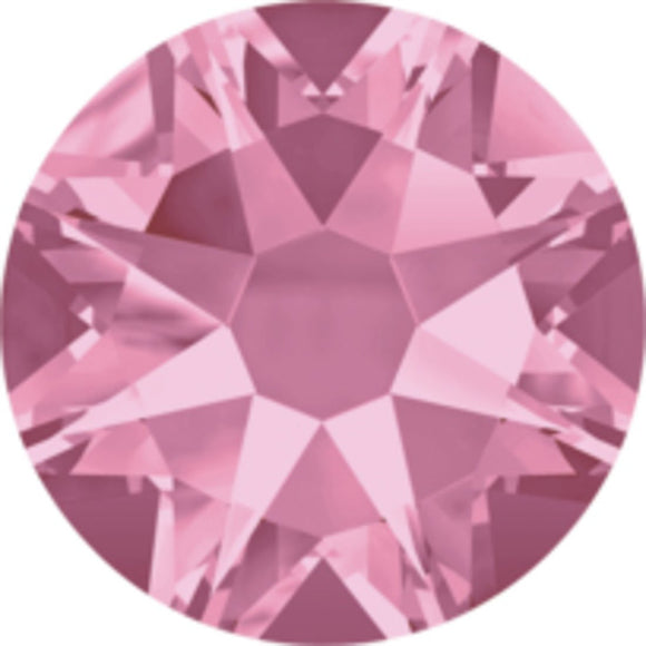 Austrian Crystals SS7 2058 light rose 30pcs