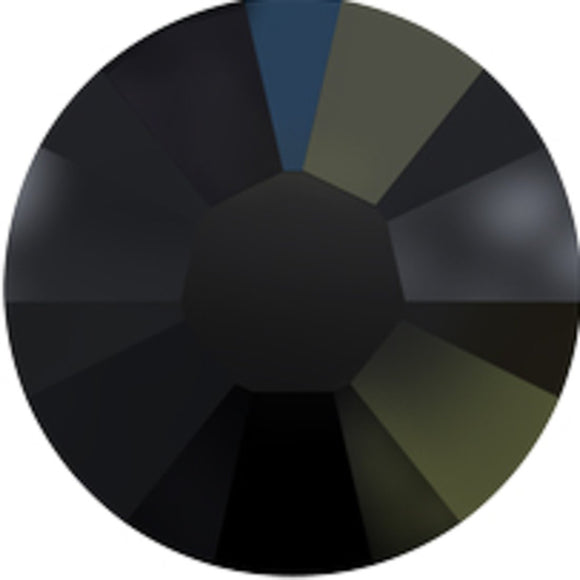 Austrian Crystals SS7 2038 JET AB HOT FIX 30p