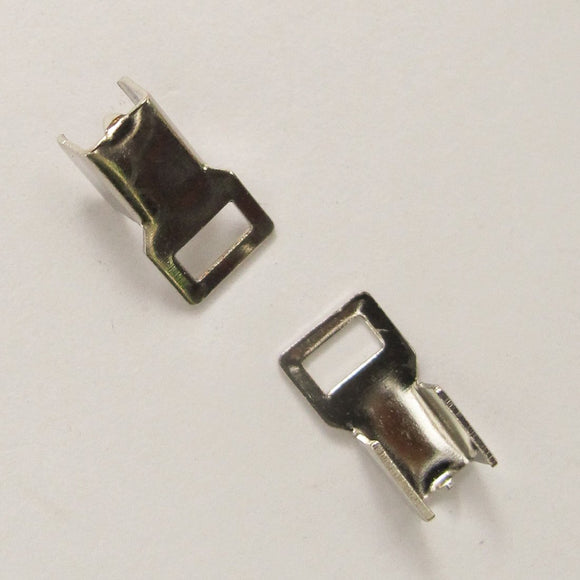 Metal 4mm cord end square NKL 20pcs
