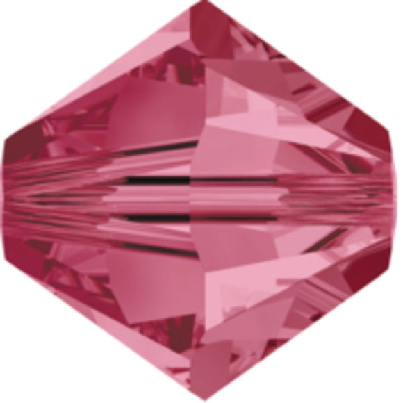 Austrian Crystals 3mm 5328 indian pink 30pcs