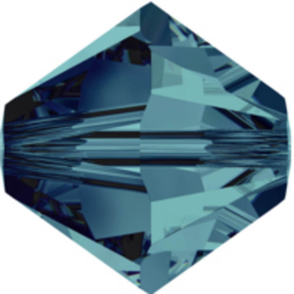 Austrian Crystals 3mm 5328 indicolite 30pcs