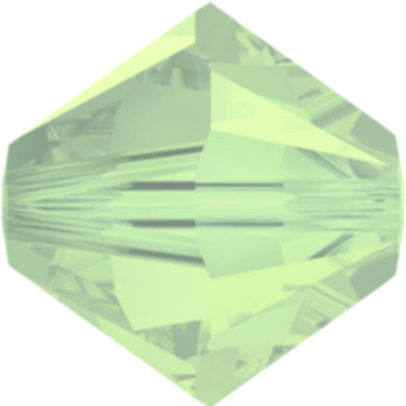 Austrian Crystals 3mm 5328 chrysolite opal 30pcs