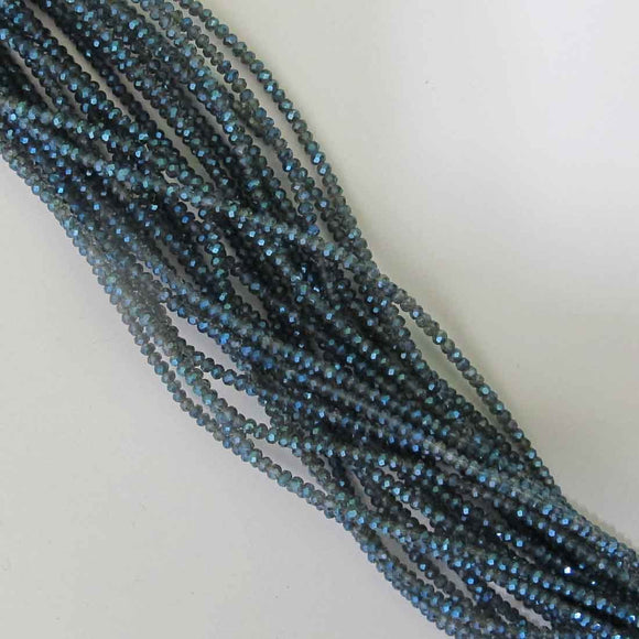 Cg 2x3mm rondell sapphire 200+pcs