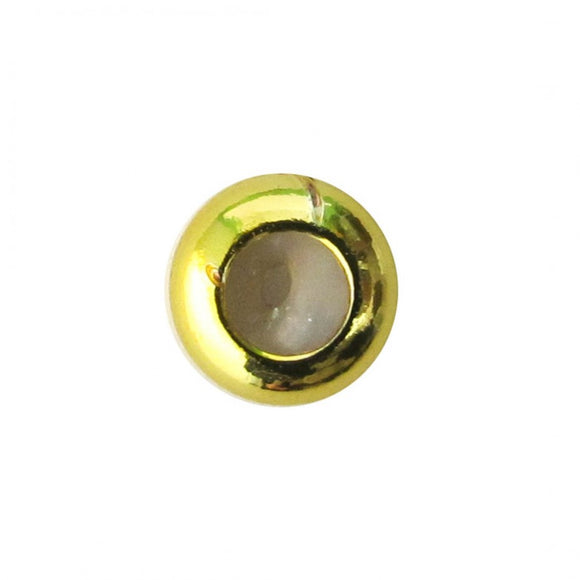Metal 3x7mm washer silicon hole NF GLD 10p