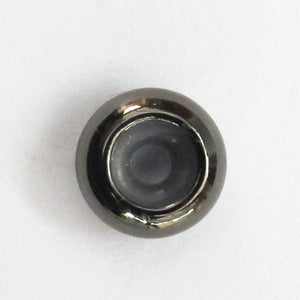 Metal 3x7mm washer silicon hole NF BLACK 10p
