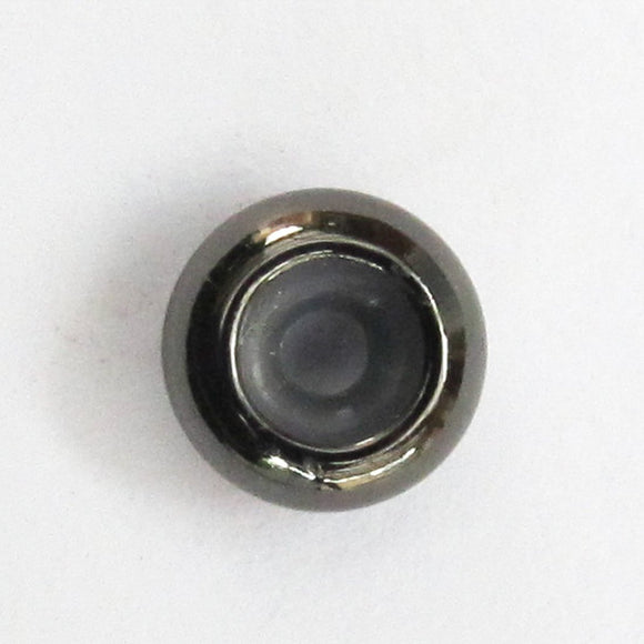 Metal 3x7mm washer silicon hole NF BLACK 10p