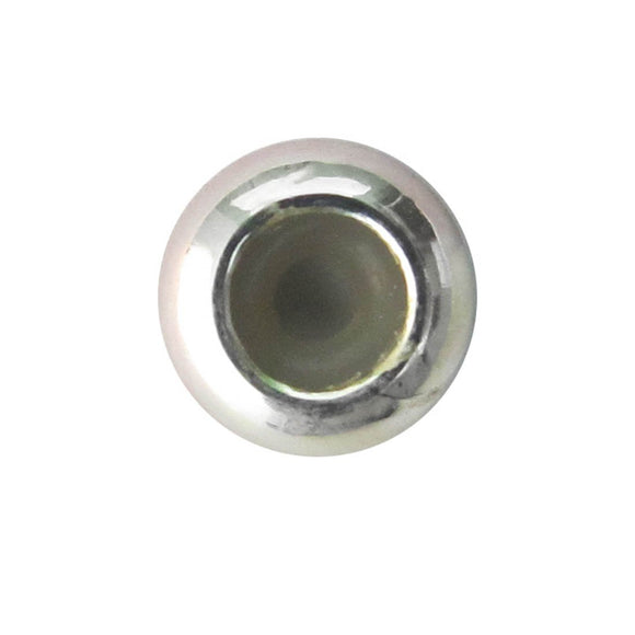 Metal 3x7mm washer silicon hole NF SILVER 10p