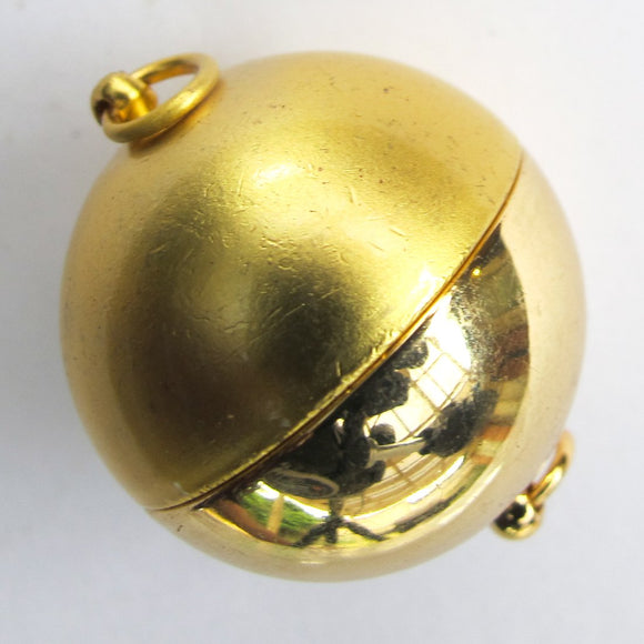 Metal 20mm rnd magnetic NF GLD 2tone 1p