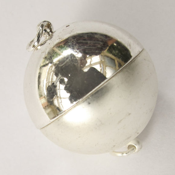 Metal 20mm rnd magnet NF SIL 2tone 1p