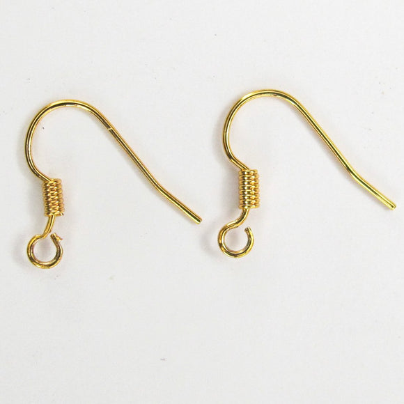 Metal 16mm E/R Spring NF Gld 100p