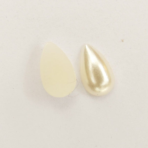 Plas 10x6mmT drop cab pearl cream 200p