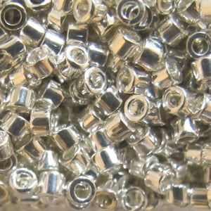 Delica Beads DB 551 Silver Plated 5grams