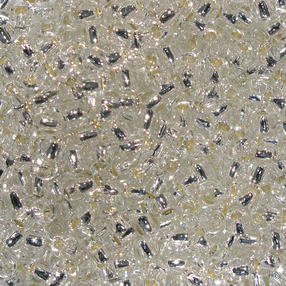 toho size 11 rnd 21 sil lined crys 10g