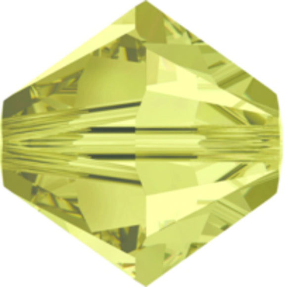 Austrian Crystals 3mm 5328 jonquil 30pcs