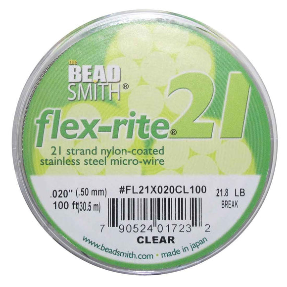 Flexrite .50mm 21 strand clear 30.5mts